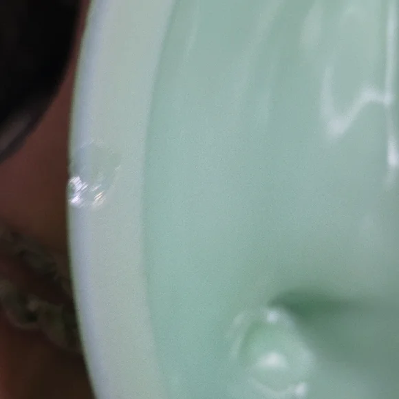 Mint Green Hen on Nest Dish Jadeit - Picture 12 of 15